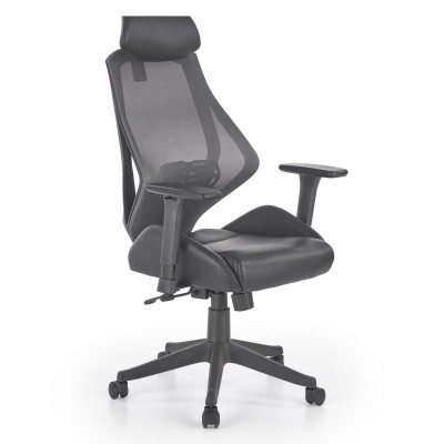 Кресло компьютерное HALMAR HASEL черный/серый